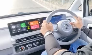 MG Motors Unveils the Futuristic MG Comet EV: A First Look at its Interior and Advanced Features!