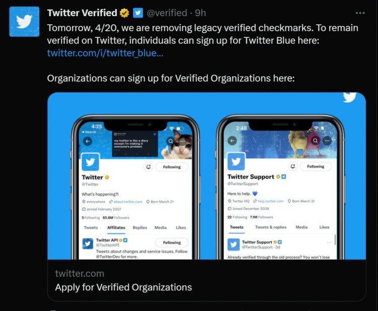 Twitter Begins Removal of Legacy Blue Ticks Today, Verification Limited to Paid Users Only