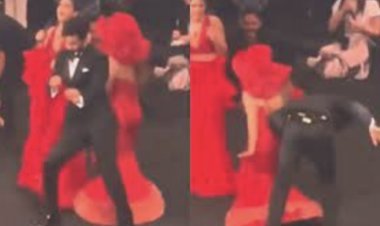 Rakhi Sawant hit Vicky Kaushal while dancing, Katrina Kaif's husband survived by falling