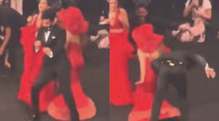 Rakhi Sawant hit Vicky Kaushal while dancing, Katrina Kaif's husband survived by falling