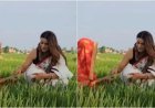 Akshara Singh left the shooting and reached the field to cut grass, know what was the reason, the video went viral