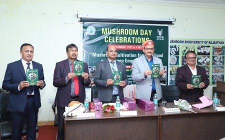 मशरूम दिवस पर कार्यशाला आयोजित