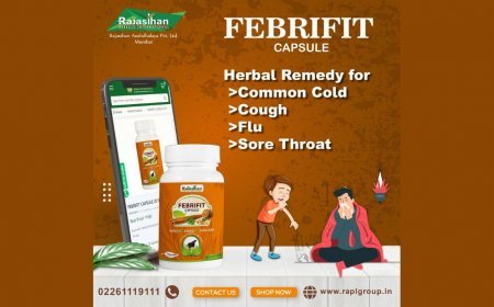 राजस्थान औषधालय का फेब्रिफिट कैप्सूल बुखार, खांसी एवं सर्दी से दिलाएं छुटकारा